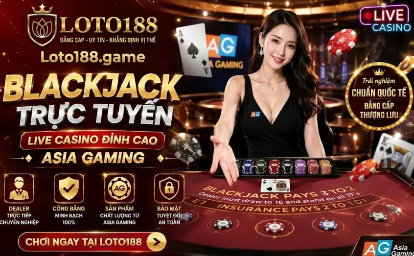 Blackjack trực tuyến Loto188