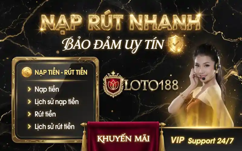 Nạp rút nhanh chóng hỗ trợ 24/7