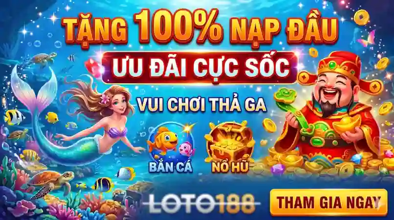 Thưởng 100% nạp đầu
