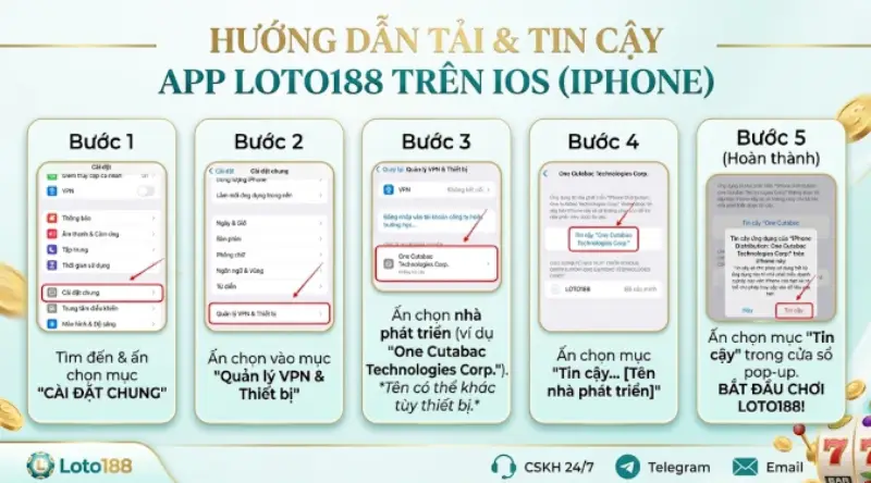 Hướng dẫn tải app cho IOS